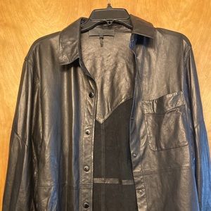 rag & bone Jack Leather Shirt